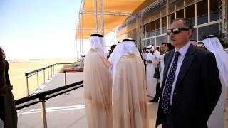 Shams1 solar plant inaugurated by Sheikh Khalifa [upl. by Ahsercal144]