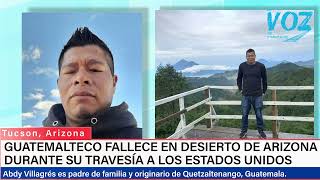 Guatemalteco fallece en travesía hacia Estados Unidos [upl. by Ocicnarf913]