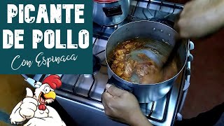 PICANTE DE POLLO CON ESPINACA PASO A PASO Y FÁCIL DE PREPARAR [upl. by Amihsat]