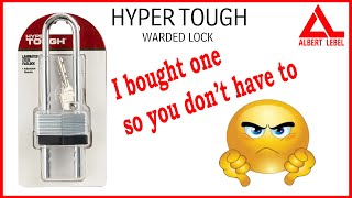 574 HYPER TOUGH warded lock [upl. by Dolphin]