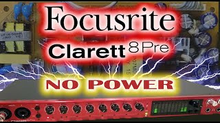 Focusrite Clarett with no power [upl. by Lahpos]