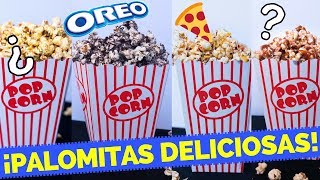 4 PALOMITAS DE SABORES OREO PIZZA Y…  La Cooquette [upl. by Lilhak]