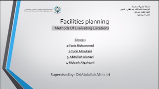 Facility planning  Factor rating [upl. by Weinstein]