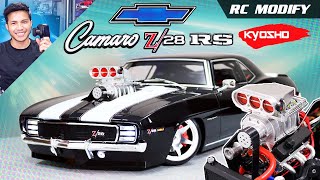 RC Modify 2  1969 Camaro V8 Supercharger Engine  RC Car [upl. by Namya814]