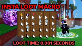 THIS IS THE BEST MACRO SKYWARS AUTOLOOT  ROBLOX BEDWARS [upl. by Esorylime]