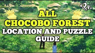 All Chocobo Forest Location and Puzzle Guide  Final Fantasy VIII [upl. by Edmead186]