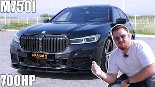 BMW M750i 700HP 2022  Kjo eshte Vetura e Enderrave tGafit [upl. by Hugon]