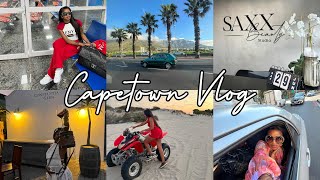 TRAVEL VLOG  We’re in Capetown  Saxxbeauty  Wine tasting  Shopping Missed our flight [upl. by Murrell]