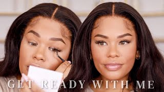 full grwm chill dinner vibes  hair makeup outfit amp fragrance  arnellarmon [upl. by Secnarf516]