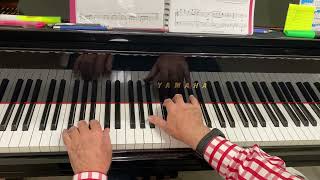 Stairway by Christopher Norton played slowly AMEB Piano Grade 1 Piano for Leisure [upl. by Robbin970]