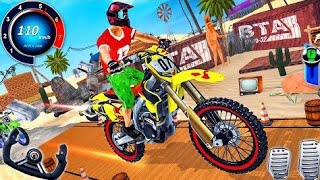 G T Bike Stunt Running Games  3d Bike Race Simulator  Android Gameplay  4 [upl. by Cynthy]