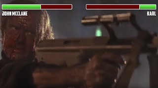 John McClane vs Karl WITH HEALTHBARS  Final Fight  HD  Die Hard [upl. by Lattonia]