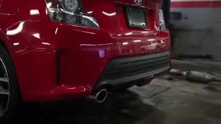 2015 Scion tc Megan Racing mid pipetrd axle back [upl. by Jeff]