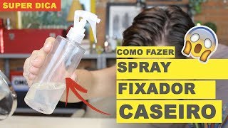 COMO FAZER SPRAY FIXADOR DE CABELO EM CASA FUNCIONA MESMO [upl. by Eniger]