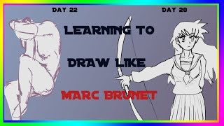 Trying a 30 day challenge from Marc Brunet Day 2228 week 4 [upl. by Gilman]