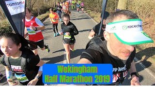 Wokingham Half Marathon 2019  Race VLOG  Here We Are Running [upl. by Ahkihs]