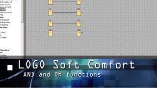 Programming and or functions Siemens LOGO part 3 [upl. by Otila]