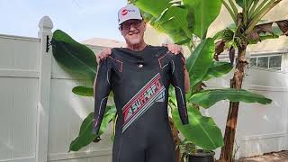 Long Sleeve VS Sleeveless Wetsuit The BEST for Speed amp Comfort in Triathlon  Review by coachjohn [upl. by Ule]