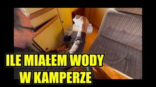 ILE WODY MIAŁEM W KAMPERZE [upl. by Tips]