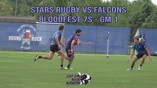 Bloodfest 7s Stars Rugby Boys vs Falcons  Game 1 [upl. by Cordey]