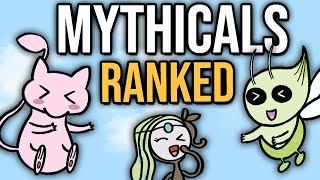 Ranking EVERY Mythical Pokemon Competitively [upl. by Lexie16]