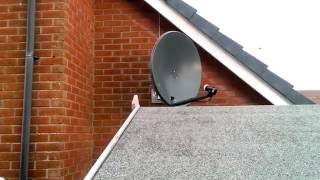 Hispasat 30w to Turksat 42e on my new motorised dish installation [upl. by Alberta]