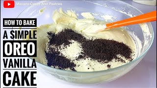 How to make Oreo vanilla cake recipe  how to bake Oreo vanilla cake recipe [upl. by Lillith]