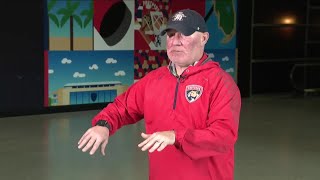 The Ice Man is stone cold when it comes to making ice for the Florida Panthers [upl. by Eerrahs]