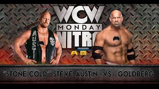 WCW NITRO 57 Steve Austin v Goldberg [upl. by Nodal]