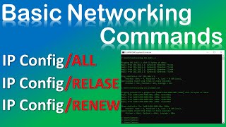 Basic Networking Commands Video 2 Ipconfig Subcommands Explained  How to Find amp Renew IP Address [upl. by Wolfie817]