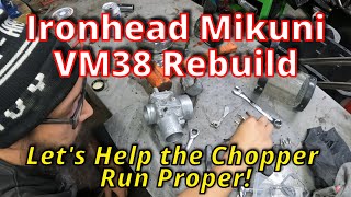 Swap Meet Chopper Mikuni VM38 Rebuild [upl. by Zadoc]