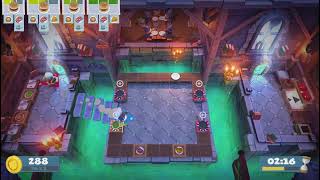 Overcooked 2 All You Can Eat Level 32 Two Players Three Stars [upl. by Eisej]