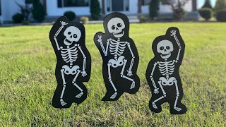 Reflective Skeleton Yard Signs [upl. by Mill304]