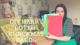 DIY Harry Potter Christmas Cards [upl. by Pesvoh]