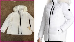 Michael Kors FauxFurTrim Hooded Puffer Coat [upl. by Sihonn23]