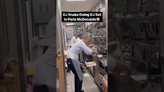 DJ Snake performing in the McDonalds in Paris [upl. by Elrod]