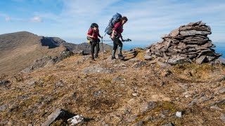 Trekking and Wild Camping in the Brandon Massif Dingle Peninsula County Kerry Ireland [upl. by Niveg]