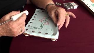 Japanese  Bunka  Punch Embroidery Starter Video [upl. by Verger]