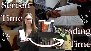 📚 Switching My Screen Time for Reading Time  SpoilerFree Reading Vlog 📖✨ [upl. by Kerr]