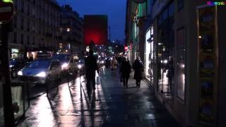 An Evening Stroll Along the Rue de Rivoli in Paris France [upl. by Kizzee]