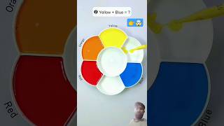 Red ♥️ vs Yellow 💛 Satisfying Color Mixed satisfying creativecolor colors redpainting short [upl. by Fortunato]