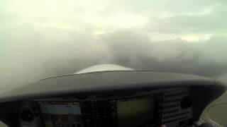 🛩 IFR and real IMC training on DA40 G1000 GoPro Hero3 [upl. by Yrneh253]