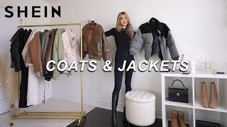 SHEIN FALL WINTER COATS amp JACKETS  brutally honest 😬 [upl. by Jermain]