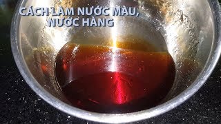 Cách Thắng Nước Màu Nước Hàng Không Bị Đắng và màu rất đẹp [upl. by Aldred]