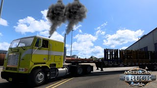 DOING BURNOUTS IN 900HP CABOVER SEMI TRUCK CAN WE MAKE MILLIONS  DAY3  ATS [upl. by Jeu]