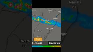 CHUVAS R TROVOADAS NO DOMINGO 280424 chuva riograndedosul clima tempo alerta temporal [upl. by Eido]
