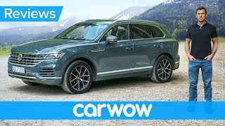 New Volkswagen Touareg SUV 2019 review  better than an Audi Q7 and Bentley Bentayga [upl. by Bean]