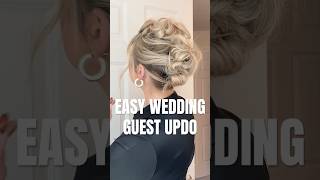 EASY WEDDING GUEST UPDO Powder is Boldify in MEDIUM BLONDE easyupdo updo hairstyles [upl. by Cumings380]