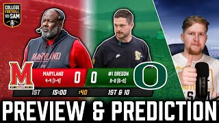 Oregon vs Maryland Preview amp Prediction 2024 [upl. by Dracir]