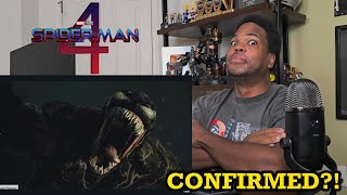 Venom CONFIRMED by Sony to be In SpiderMan 4 [upl. by Zednanref]